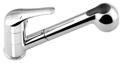 Obrázek produktu pro Bruckner Hoffer - Dřezová baterie s výsuvnou sprškou, chrom 424.070.1