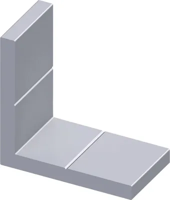 Produktbild von alfer Eckwinkel 35.5 x 35.5 x 11.5 mm Aluminium roh blank