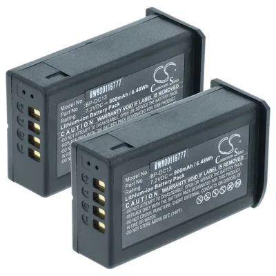 Produktbild von vhbw 2x Akku Ersatz für Leica BP-DC13 für Kamera (900 mAh, 7,2 V, Li-Ion)