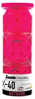 Produktbild von Franklin Outdoor X-40 Pickleballbälle Rosa 3 Balls Rosa 3 Balls