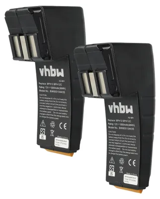 Produktbild von vhbw 2x Akku Ersatz für Festo Festool 491150, FS1224, BP12C, BPH12C für Werkzeug (3000 mAh, NiMH, 12 V)