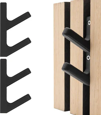 Produktbild von 2x Kleiderhaken Garderobenhaken Akustikpaneele Akustikpanele Universal Haken Halter