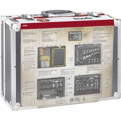 Produktbild von kwb 375-560 Werkzeugkoffer 199-teilig (1 Set)