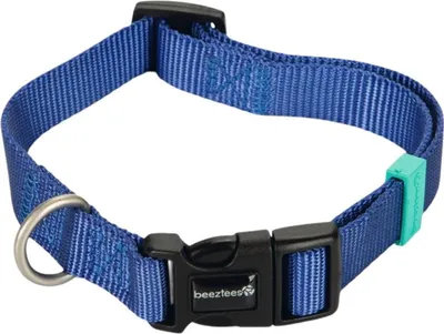 Produktbild von Beeztees Uni - Hundehalsband - blau - 35-50 cm x 20 mm