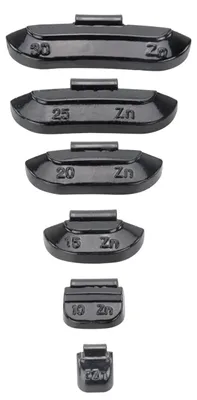 Imagen del producto de Pesos de equilibrado para llantas de acero - Color  - 225 x 5-30 g