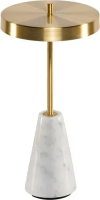 Immagine prodotto di Broggi Design 4140117101 Lampada Decò Marmo Bianco Lampada da terra con effetto marmo