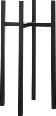 Produktbild von Mica Decorations Ascot Pflanzenständer XL - L38 x B38 x H71 cm - Metall - Schwarz