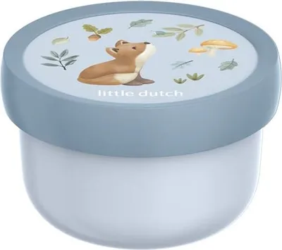 Obrázok produktu pre Mepal - Dóza na ovocie Campus Little Dutch - Dóza na desiatu pre deti - Vhodná do umývačky riadu a mikrovlnnej rúry - Bez BPA - 300 ml - Forest Friends
