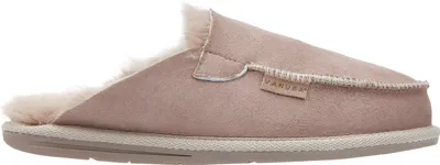 Produktbild von Vanuba - Herren Hausschuhe Awassi Moderne Pantoffeln Echtleder Lammfell Natur Wolle M003 Beige, Größe 46 EU