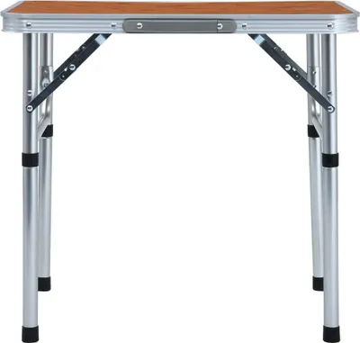 Produktbild von vidaXL Klappbarer Campingtisch Aluminium 60x45 cm