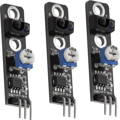 Produktbild von AZ-Delivery Sensoren KY-033 Linien Folger Line Tracking Sensor Modul TCRT5000, 3x Modul