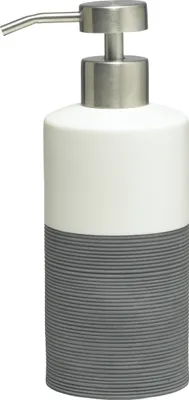 Produktbild von Sealskin Seifenspender Doppio Porzellan grau, 361840214