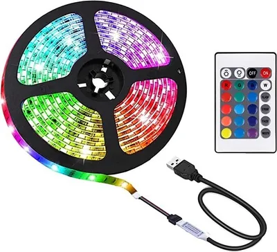 Produktbild von INF Wasserdichte LED-Lichtschleife mit Fernbedienung 2,5 Meter Schwarz