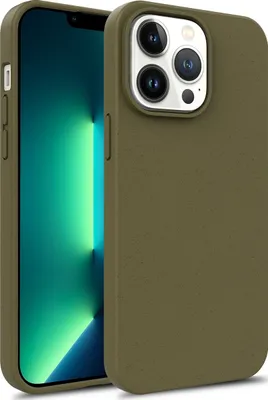 Produktbild von Mobigear  iPhone 15 Pro Hülle Umweltfreundliches Backcover - Armeegrün