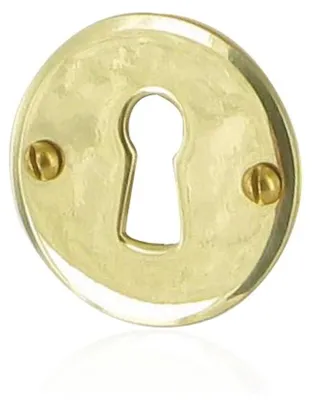 Produktbild von Türgriff-Einsatz Ø 43 mm BRIONNE poliertes Messing - Schlüssel L - 1050711LP