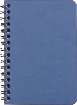 Produktbild von Clairefontaine Spiralbuch AgeBag 9.5x14 lin 50Bl bl