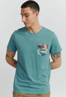 Produktbild von BLEND BHTrop - 20714922ME Herren T-Shirt Longshirt Basic