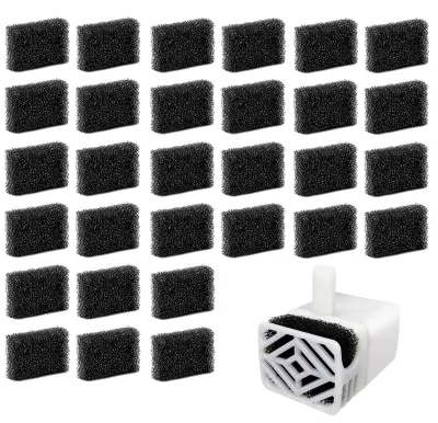 30er-Pack Ersatzfilter für Haustier-Trinkbrunnen, 35 x 25 x 9 mm