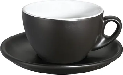 Productafbeelding van Cilio cappuccino-beker ROMA, zwart, mat