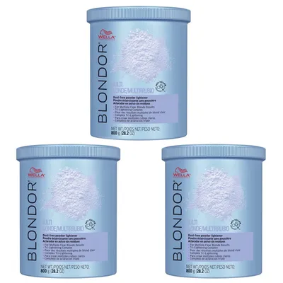 Produktbild von Wella Blondor, 3er-Pack Set  3 x 800g