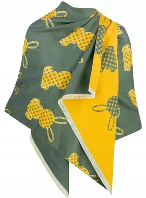 Produktbild von Agrafka 16307-0 Warmer Strickschal mit Hasenmuster