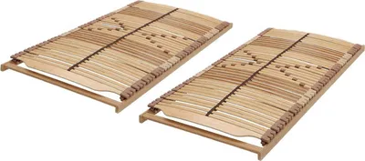 Produktbild von Malie Panda Superflex NV Lattenrost-Set in 160 x 200 cm – bestehend aus 2 x Lattenrost Malie Panda Superflex NV in 80 x 200 cm