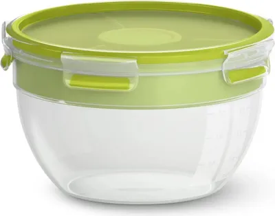 Obrázok produktu pre Tefal N10713, Misa, Kolo, 2,6 L, Zelená, Priehľadná, Polypropylén (PP), Gombík