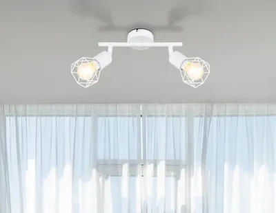 Obrázok produktu pre GLOBO 54802W-2, Biela, Kov, IP20, I, E14, LED