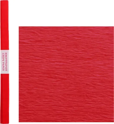 Produktbild von Spirit Krepppapier Standard 200 x 50 cm, Farbe:rot