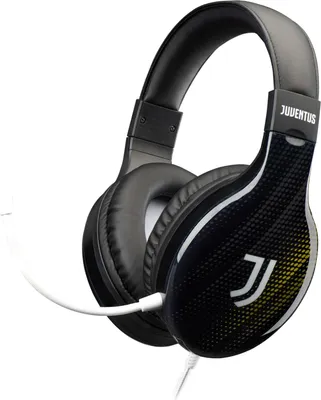 Obrázok produktu pre Qubick Cuffie Gaming Juventus CGP50011 čierno-žltý 40 mm flexibilný mikrofón