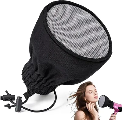 Obrázok produktu pre Difuzér na vlasy, skladací, nylon a bavlna, žiaruvzdorný, pre fén