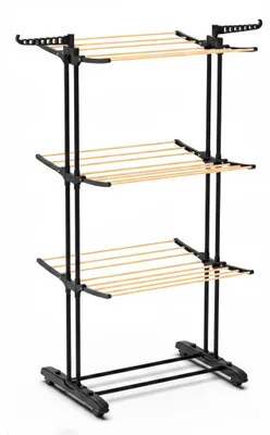 Image de InAndOutdoorMatch - Étagère à linge - Pliable - 3 niveaux