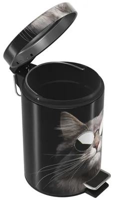 Produktbild von Sanilo Kosmetikeimer 3L mit Absenkautomatik Cool Cat