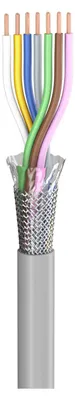 Produktbild von Steuerleitung SC-Control Flex; 7 x0,75 mm²; PVC, flammwidrig, Ø 8,10 mm; grau; Eca