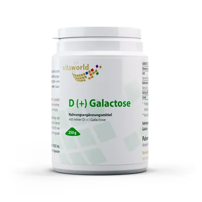Produktbild von Vita World D(+) Galactose Pulver | 250g | ohne Zusätze | gluten- und laktosefrei