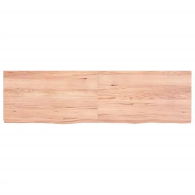 Immagine prodotto di Piano Tavolo Marrone 140x40x(2-4) cm Massello Rovere Trattato