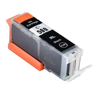 Produktbild von Kompatible Tintenpatrone Canon PGI-580 PGBK XXL MIT CHIP und Füllstandsanzeige für Canon Drucker Pixma TR7550, TR8550, TS705, TS6150, TS6151, TS6240, TS6241, TS6250, TS6251 TS8240, TS8241, TS8242, TS8150, TS8151, TS8152, TS8250, TS8251, TS8252 TS8350, TS8351, TS8352, TS9150, TS9155, TS9540, TS9541C, TS9550, TS9551C. Ersetzt die Original Tintenpatronen Canon PGI-580 PGBK XXL, PGI-580 PGBK XL, PGI-580 PGBK