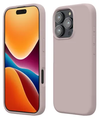 Produktbild von kwmobile Handyhülle für iPhone 16 Pro Max Hülle, für iPhone 16 Pro Max Case - Hülle Silikon - kabelloses Laden - Purple Cloud