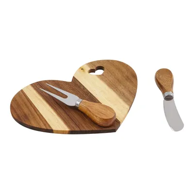 Produktbild von Käsebrett-Set  aus Holz Käsebrett-Set in Geschenkbox  für Häuser, Restaurants, Wohnzimmer