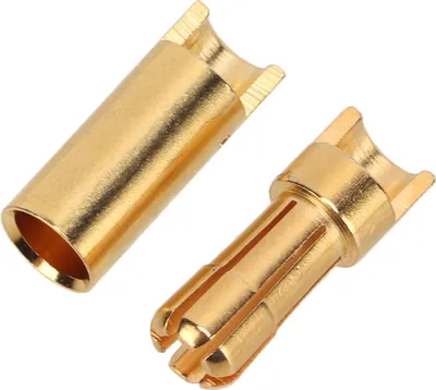 Obrázek produktu pro 5,5 mm pozlacené konektory samec a samice banánky RC příslušenství