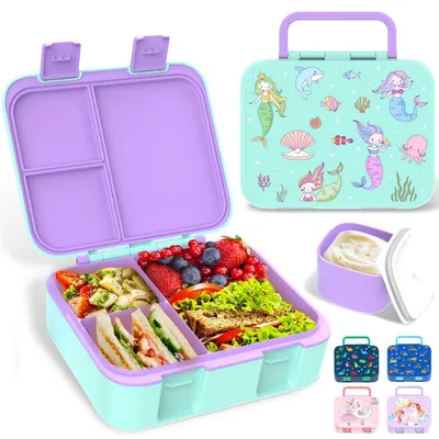 Kinder-Lunchbox 3 Fächer 1000 ml BPA-frei auslaufsicher