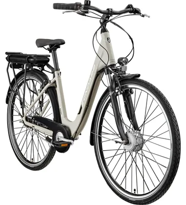 Produktbild von Zündapp Z600 City E Bike Damen 28 Zoll Elektrofahrrad 7 Gang Nabenschaltung 150 - 165 cm Elektro Damenfahrrad kieselgrau