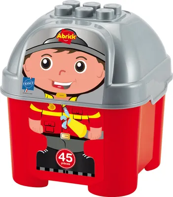 Produktbild von Ecoiffier Abrick Baustein BoxFeuerwehr