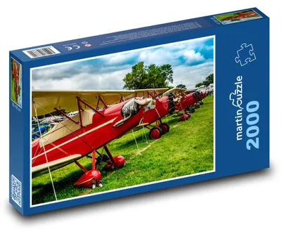 Zdjęcie produktu dla Puzzle 2000 Historyczne samoloty w rzędzie - martinpuzzle