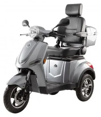 Produktbild von Elektromobil E-Nobilus - 25 km/h, 1000W, 60V/20Ah Lithium-Ionen-Akku, 60 km Reichweite, Straßenzulassung, Seniorenmobil, E-Mobil, light grey
