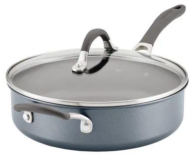 Image de Poêle à sautéir Circulon avec couvercle, diamètre 28 cm, capacité 4,7 litres, revêtement antiadhésif, compatible avec les plaques à induction