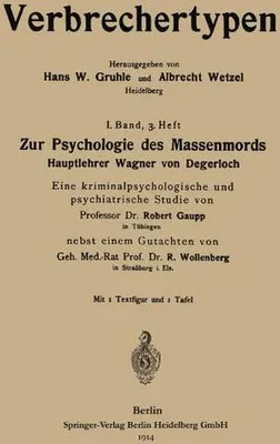 Produktbild von Zur Psychologie des Massenmords
