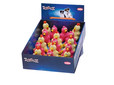 Produktbild von Nobby Latex Hähnchen-Display, 16 Stück, 10+11 cm