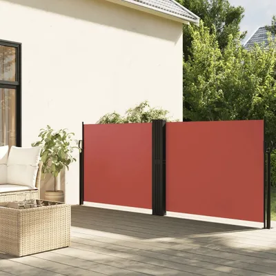 Produktbild von Maison Exclusive - Seitenmarkise Ausziehbar Terrakottarot 140x1000 cm