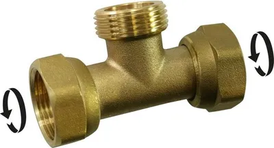 Produktbild von Messing-T-Stück F 15 x 21 für Kupferrohr